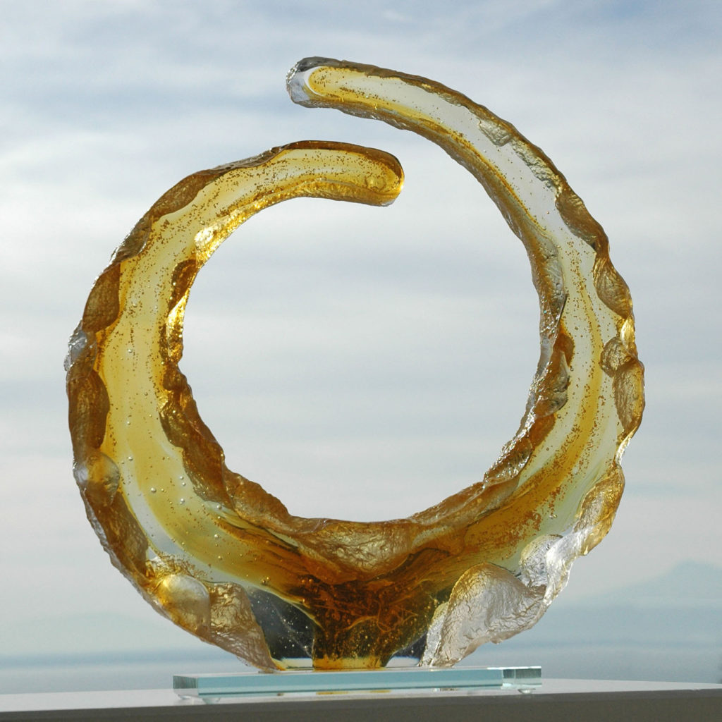 Image de la sculpture Evolution ambre